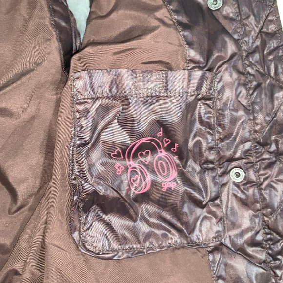 EUC GAP Kids Coco Puffer Vest w/Removable Faux Fur - Picture 6 of 6